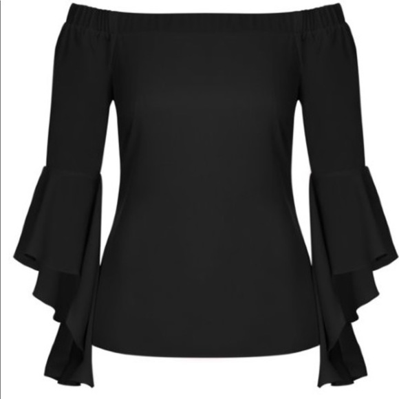 City Chic Tops - Romantic Sleeve Top